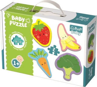 Trefl Baby Puzzle 8 dielikov Puzzle Baby Classic - Zelenina a ovocie TREFL 36076